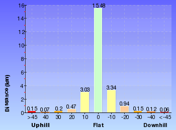 Altitude analysis for Blackheath to Blue Gum loop