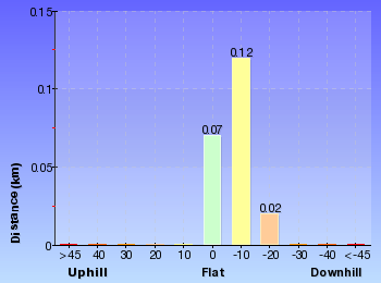 Altitude analysis for Tarpeian Rock