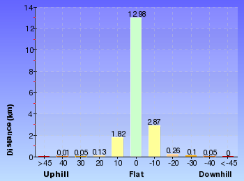 Altitude analysis for Woodford to Blaxland Station