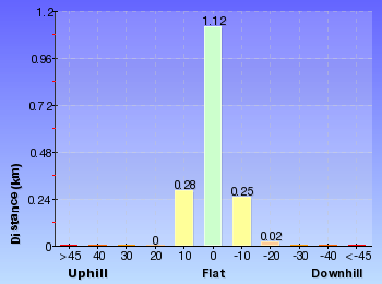 Altitude analysis for White St Rainforest loop